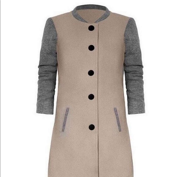 Single Breasted Color Block 🧥 - Picture 7 of 8